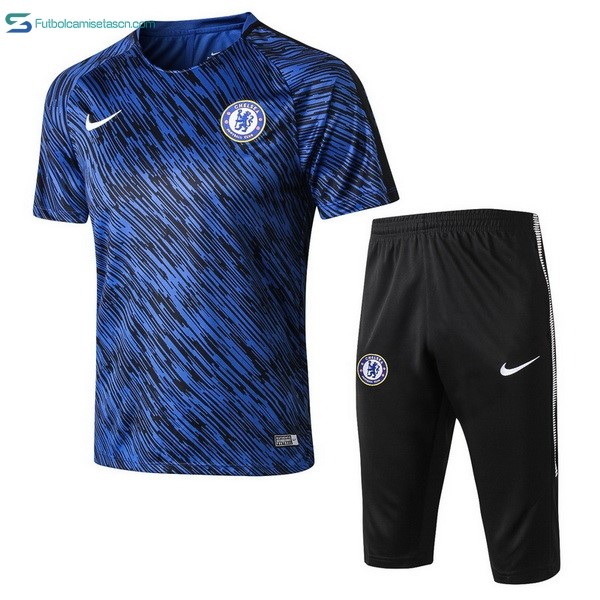 Entrenamiento Chelsea Conjunto Completo 2017/18 Azul Negro